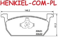 Klocki hamulcowe MIKODA 71873 - AUDI A1 Sportback (GBA) A1 CITY CARVER (GBH) SKODA KAMIQ (NW4) SCALA SEAT ARONA (KJ7) IBIZA V (KJ1)  VW POLO (AW1, BZ1) T-CROSS (C11_) - OŚ PRZEDNIA