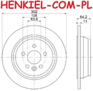 Tarcze hamulcowe pełne MIKODA 2616 + KLOCKI FERODO FDB1918 - LAND ROVER FREELANDER 2 (L359) - OŚ TYLNA