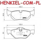 Klocki hamulcowe TRW GDB1626DTE ceramiczne - BMW 1 (E81) 1 Coupe (E82) 1 (E87) 1 Kabriolet (E88)  3 (E90) 3 Touring (E91) 3 Coupe (E92) 3 Kabriolet (E93) X1 (E84) - OŚ TYLNA