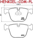 Klocki hamulcowe QUARO QP1173C ceramiczne - BMW 3 (E90, E92, E93) 5 (E60, E61) 5 Gran Turismo (F07) 6 (E63) 6 Kabriolet (E64) 7 (E65, E66, E67) 7 (F01, F02, F03, F04) X5 (E70) X5 (F15, F85) X6 (E71, E72) X6 (F16, F86) - OŚ TYLNA