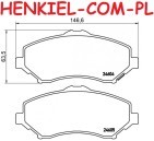 Tarcze hamulcowe wentylowane MIKODA 2531 + KLOCKI QUARO QP8636C ceramiczne - CHRYSLER GRAND VOYAGER V (RT) FIAT FREEMONT (345_) DODGE JOURNEY 08r- NITRO 06r- VW ROUTAN - OŚ PRZEDNIA