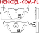 Tarcze hamulcowe wentylowane MIKODA 0455 + KLOCKI TEXTAR 2148703 - BMW X3 (E83) - OŚ TYLNA