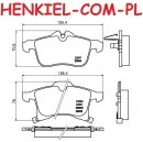 Tarcze hamulcowe wentylowane MIKODA 1639 + KLOCKI MIKODA 71635 - OPEL ASTRA III H - OŚ PRZEDNIA