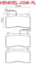 Klocki hamulcowe MIKODA 70383 - ALFA ROMEO 159 (939_) 166 (936_) BRERA (939_) GIULIETTA (940_) SPIDER (939_) - OŚ PRZEDNIA