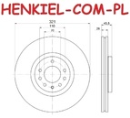 Tarcze hamulcowe wentylowane MIKODA 1665 + KLOCKI MIKODA 71630 - OPEL ASTRA H (A04) ASTRA H GTC (A04) ASTRA H Kombi (A04) ASTRA H TwinTop (A04) ZAFIRA / ZAFIRA FAMILY B (A05) - OŚ PRZEDNIA