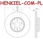 Tarcze hamulcowe wentylowane MIKODA 0292 + KLOCKI TEXTAR 2470601 - AUDI A4 (8K2, B8) A5 (8T3) - OŚ PRZEDNIA