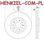 Tarcza hamulcowa wentylowana MIKODA 0375 - ALFA ROMEO 159 (939_) BRERA (939_) GIULIETTA (940_) SPIDER (939_) FIAT 500X (334_) JEEP RENEGADE Closed Off-Road Vehicle (BU) - OŚ PRZEDNIA