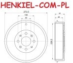 Bębny hamulcowe MIKODA 9226 + SZCZĘKI BREMBO S23531 - FIAT PUNTO (199_) GRANDE PUNTO (199_) GRANDE PUNTO Van (199) PUNTO EVO (199_) PUNTO EVO Van (199_) OPEL ADAM (M13) CORSA D (S07) CORSA D Van (S07) - OŚ TYLNA