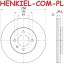 Tarcza hamulcowa wentylowana MIKODA 4221 - SKODA CITIGO (NF1) E-CITIGO (NE1) - OŚ PRZEDNIA