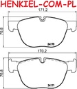 Tarcze hamulcowe wentylowane MIKODA 0460 + KLOCKI MIKODA 70460 - BMW X5 (E70) X5 (F15, F85) X6 (E71, E72) X6 (F16, F86) - OŚ PRZEDNIA