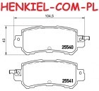 Klocki hamulcowe ATE 13.0460-5664.2 - MAZDA CX-5 (KE,GH) CX-3 (DK) - OŚ TYLNA