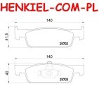 Klocki hamulcowe TRW GDB2016 - RENAULT CLIO IV (BH, KH) TWINGO III (BCM_) DACIA LOGAN II SANDERO II LOGAN MCV II SMART FORFOUR(453) - OŚ PRZEDNIA