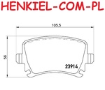 Tarcze hamulcowe pełne MIKODA 4232 + KLOCKI QUARO QP5999C ceramiczne - AUDI A6 Allroad C6 (4FH) - OŚ TYLNA