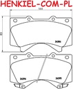 Tarcze hamulcowe wentylowane MIKODA 2273 GT malowane, nacinane, wiercone, kolor: czarny + KLOCKI MIKODA 72273 - LEXUS LX (_J2_) TOYOTA LAND CRUISER 200 (_J2_) SEQUOIA (_K6_) TUNDRA Pickup (_K5_, _K6_) - OŚ PRZEDNIA