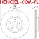 Tarcze hamulcowe wentylowane MIKODA 2436 - FORD FOCUS II (DA_, HCP, DP) VOLVO C70 II Kabriolet (542) S40 II (544) V40 Hatchback (525, 526) V50 (545) - OŚ PRZEDNIA