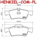 Tarcze hamulcowe wentylowane MIKODA 1492 GT malowane, nacinane, wiercone, kolor: czarny + KLOCKI MIKODA 71443 - MERCEDES KLASA S (W221) SL (R230) - OŚ TYLNA