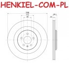 Tarcze hamulcowe wentylowane MIKODA 4214 + KLOCKI QUARO QP5296C ceramiczne - AUDI A6 (4G2, 4GC, C7) A6 Avant (4G5, 4GD, C7) A6 Allroad (4GH, 4GJ, C7) A7 Sportback (4GA, 4GF) A8 (4H2, 4H8, 4HC, 4HL) - OŚ TYLNA