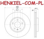 Tarcze hamulcowe wentylowane MIKODA 1648 + KLOCKI QUARO QP4493C ceramiczne - CHEVROLET CRUZE (J300, J305, J308) ORLANDO (J309) VOLT - OPEL ASTRA J ZAFIRA TOURER C AMPERA - OŚ PRZEDNIA