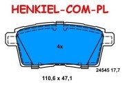 KLOCKI HAMULCOWE BOSCH 0986494376 - MAZDA CX-7 CX-9 - OŚTYLNA