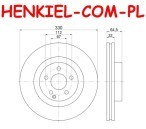 Tarcze hamulcowe wentylowane MIKODA 1473 + KLOCKI MIKODA 712811 - MERCEDES CLS (C219) KLASA E (W211,S211) - OŚ PRZEDNIA