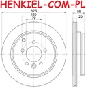 Tarcze hamulcowe wentylowane MIKODA 2608 + KLOCKI QUARO QP6292C ceramiczne - LAND ROVER DISCOVERY III (L319) DISCOVERY IV (L319) RANGE ROVER SPORT I (L320) - OŚ TYLNA