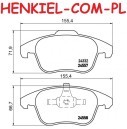 Klocki hamulcowe MIKODA 70554 - CITROËN C4 II (B7) DS4 DS5 C4 Picasso I MPV (UD_) C4 Grand Picasso I (UA_) DS DS 4 / DS 4 CROSSBACK DS 5 PEUGEOT 3008 MPV (0U_) 5008 (0U_, 0E_) - OŚ PRZEDNIA