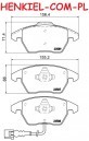 Klocki hamulcowe BREMBO P85075 - AUDI VW SKODA SEAT - OŚ PRZEDNIA