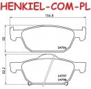 Klocki hamulcowe TEXTAR 2479601 - HONDA ACCORD VIII (CU) ACCORD VIII Kombi (CW) - OŚ PRZEDNIA