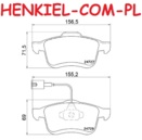 Klocki hamulcowe TRW GDB1865 - FIAT DOBLO (263_) LANCIA DELTA III (844_) OPEL COMBO (X12) - OŚ PRZEDNIA