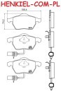 Klocki hamulcowe ATE 13.0460-7110.2 - AUDI A4 (B4, B5, B6) A6 (C4, C5) SEAT EXEO (3R2) EXEO ST (3R5) VW PASSAT (3B2, B5) PASSAT (3B6, B5 FL) - OŚ PRZEDNIA 