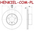 Tarcze hamulcowe wentylowane MIKODA 0428 + KLOCKI MIKODA 70428 - BMW 5 (E39) - OŚ PRZEDNIA