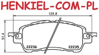 Klocki hamulcowe QUARO QP9510 - MAZDA 2 (DL, DJ) - OŚ PRZEDNIA