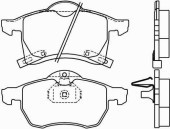 KLOCKI HAMULCOWE MIKODA 71623  - OPEL ASTRA G  ZAFIRA  - OŚ PRZEDNIA