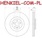 Tarcze hamulcowe wentylowane MIKODA 2438 + KLOCKI MIKODA 72437 - VOLVO XC60 II (246) XC90 II (256) - OŚ PRZEDNIA