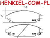 Tarcze hamulcowe wentylowane MIKODA 2528 GT malowane, nacinane, wiercone, kolor: czarny + KLOCKI BREMBO P37010 - JEEP COMMANDER (XK) GRAND CHEROKEE III (WH,WK) - OŚ PRZEDNIA