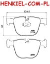 Tarcze hamulcowe wentylowane MIKODA 0463 + KLOCKI QUARO QP3906C ceramiczne - BMW X5 (E70) X5 (F15, F85) X6 (E71, E72) X6 (F16, F86) - OŚ TYLNA