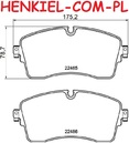 Klocki hamulcowe MIKODA 71838 - JAGUAR E-PACE (X540) LAND ROVER RANGE ROVER IV (L405) RANGE ROVER SPORT II (L494) DISCOVERY SPORT (L550) DISCOVERY V (L462) DEFENDER Station Wagon (L663) RANGE ROVER EVOQUE (L538) RANGE ROVER EVOQUE Kabrio (L538) RANGE ROVER EVOQUE (L551) - OŚ PRZEDNIA