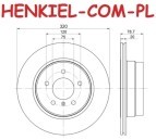 Tarcze hamulcowe wentylowane MIKODA 0461+ KLOCKI MIKODA 70449 - BMW X5 (E70) X5 (F15, F85) X6 (E71, E72) X6 (F16, F86) - OŚ TYLNA 