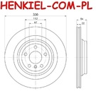 Tarcza hamulcowa wentylowana MIKODA 5410 - MERCEDES-BENZ GLE (W166) GLE Coupe (C292) KLASA M (W166) - OŚ TYLNA