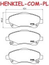 Klocki hamulcowe QUARO QP0579C  ceramiczne - TOYOTA AVENSIS (_T25_) COROLLA Verso (ZER_,ZZE12_,R1_) - OŚ PRZEDNIA