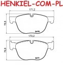 Klocki hamulcowe BREMBO P06049 - BMW X5 (E70) X5 (F15, F85) X6 (E71, E72) X6 (F16, F86) - OŚ PRZEDNIA