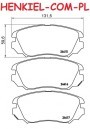 Tarcze hamulcowe wentylowane MIKODA 1646 + KLOCKI QUARO QP2951C ceramiczne - CHEVROLET MALIBU (V300) OPEL INSIGNIA SAAB 9-5 - OŚ PRZEDNIA