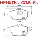 Klocki hamulcowe TEXTAR 2311502 - OPEL CALIBRA A VECTRA B SAAB 9-3 (YS3D) 900 II 9-5 (YS3E) - OŚ PRZEDNIA