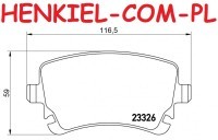 Tarcze hamulcowe wentylowane MIKODA 0296 + KLOCKI TEXTAR 2332601 - AUDI A8 (4E2, 4E8) - OŚ TYLNA