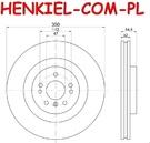 Tarcza hamulcowa wentylowana MIKODA 5407 - MERCEDES-BENZ  KLASA GL (X166) GLE (W166) GLE Coupe (C292) GLS (X166) KLASA M (W166) - OŚ PRZEDNIA