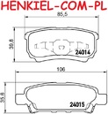 Tarcze hamulcowe pełne MIKODA 0932 + KLOCKI QUARO QP6028C ceramiczne - MITSUBISHI LANCER VII (CS_A, CT_A) LANCER VII Kombi (CS_W, CT_W) OUTLANDER I (CU_W) OUTLANDER II (CW_W) - OŚ TYLNA