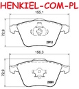 Tarcze hamulcowe wentylowane MIKODA 1317  + KLOCKI QAURO QP3552C ceramiczne - MAZDA 3 (BK) - OŚ PRZEDNIA