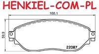 Klocki hamulcowe ATE 13.0460-2798.2 - FIAT TALENTO NISSAN NV300 OPEL VIVARO B RENAULT TRAFIC III - OŚ PRZEDNIA