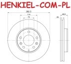Tarcze hamulcowe wentylowane MIKODA 1325 + KLOCKI MIKODA 71325 - MAZDA 6 Sedan (GG) 6 Hatchback (GG) 6 Station Wagon (GY) - OŚ PRZEDNIA