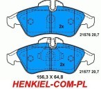 KLOCKI HAMULCOWE FERODO FVR1038 - PRZÓD